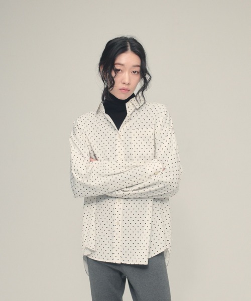 JEANASIS（ジーナシス）の「【eL】Assort Pattern Regular Shirt/645577（シャツ/ブラウス・レディース・ストライプ/ドット・FREE）」の12枚目の写真