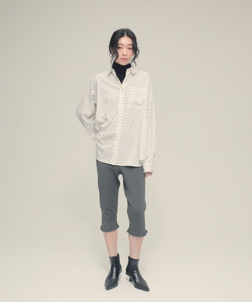 JEANASIS（ジーナシス）の「【eL】Assort Pattern Regular Shirt/645577（シャツ/ブラウス・レディース・ストライプ/ドット・FREE）」の10枚目の写真