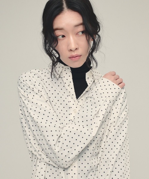 JEANASIS（ジーナシス）の「【eL】Assort Pattern Regular Shirt/645577（シャツ/ブラウス・レディース・ストライプ/ドット・FREE）」の14枚目の写真