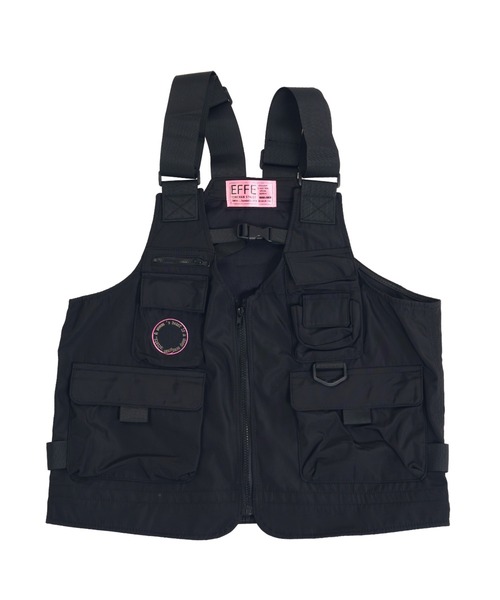 EFFECTEN（エフェクテン）の「【EFFECTEN】Utility 2way game vest（ベスト・メンズ・ブラック・FREE）」の9枚目の写真