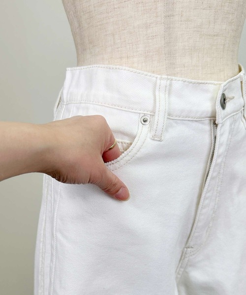 PICCIN（ピッチン）の「フリンジデニムパンツ（デニムパンツ・レディース・オフホワイト/ブルー・M）」の16枚目の写真