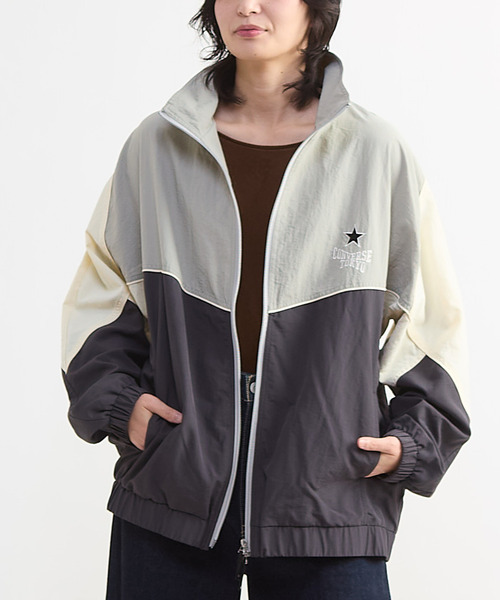 CONVERSE TOKYO（コンバーストウキョウ）の「BI-COLOR NYLON JACKET