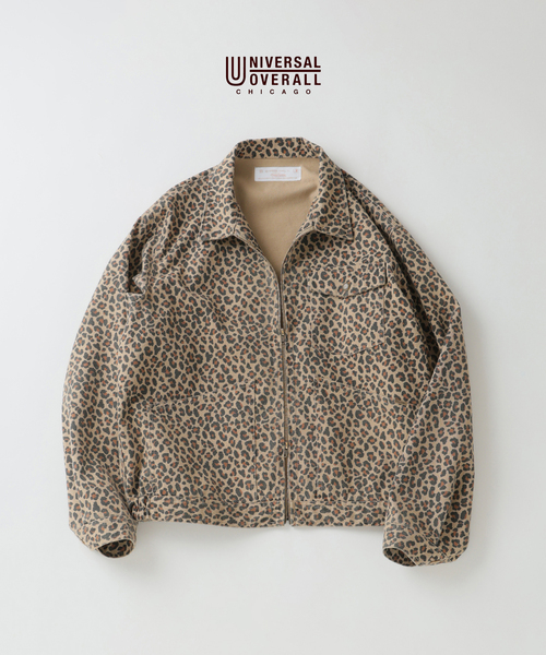 UNIVERSAL OVERALL（ユニバーサルオーバーオール）の「UNIVERSAL OVERALL / ユニバーサル オーバーオール 別注 ジップブルゾン（その他アウター・メンズ・カーキ/キャメル・MEDIUM/LARGE）」の2枚目の写真