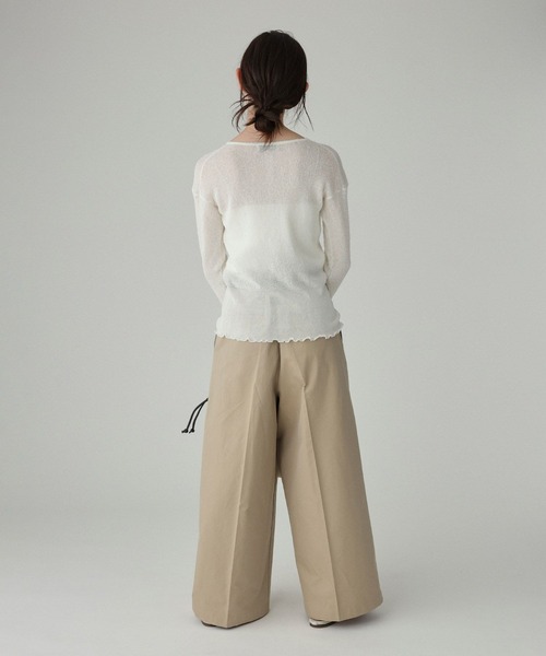 BABYLONE（バビロン）の「フェザーシアーカーデ（カーディガン/ボレロ・レディース・グレー/ホワイト・フリー）」の19枚目の写真