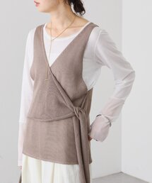 RIVE DROITE | 予約【トレンド感抜群】カシュクールニットビスチェ(ニット/セーター)