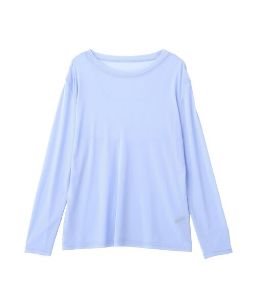 YECCA VECCA（イェッカヴェッカ）の「クルーネックシアートップス（Tシャツ/カットソー・レディース・ブラック/オフホワイト/ブルー・FREE）」の13枚目の写真