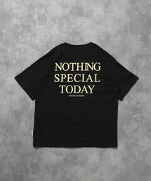 FFEIN（フェイン）の「【FFEIN（フェイン）】アメリカンプリントロゴショート丈Tシャツ/ Tシャツ クルーネック 半袖 プリント 【短丈】（Tシャツ/カットソー）」