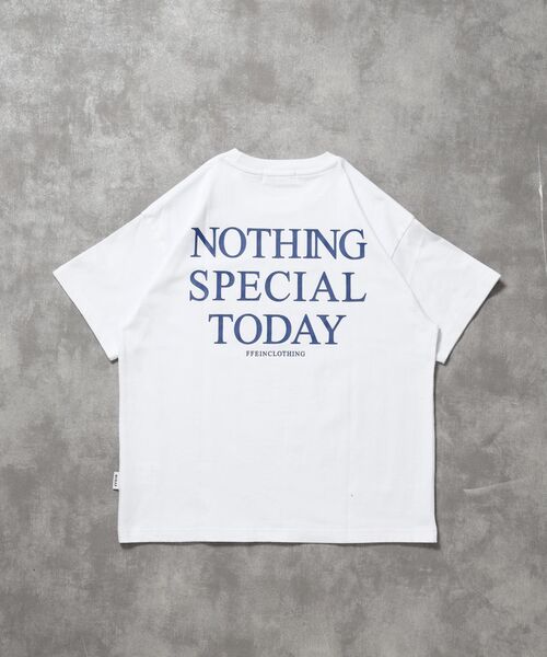 FFEIN(フェイン)の「【FFEIN(フェイン)】アメリカンプリントロゴショート丈Tシャツ/ Tシャツ クルーネック 半袖 プリント 【短丈】(Tシャツ/カットソー・メンズ・レモンイエロー/レッド/ホワイト/ブラック/ネイビー・SMALL/LARGE/MEDIUM)」の20枚目の写真