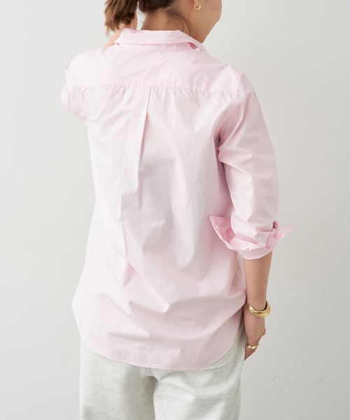 Deuxieme Classe（ドゥーズィエムクラス）の「ワイヤーウォッシュシャツ（シャツ/ブラウス・レディース・ホワイト/モスグリーン/ピンク系その他・FREE）」の4枚目の写真