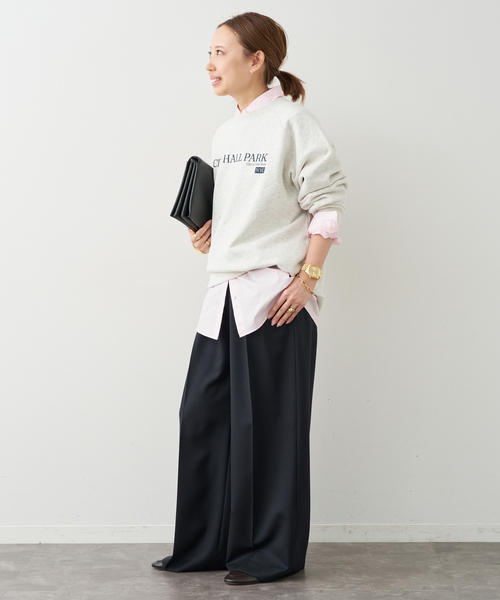 Deuxieme Classe（ドゥーズィエムクラス）の「ワイヤーウォッシュシャツ（シャツ/ブラウス・レディース・ホワイト/モスグリーン/ピンク系その他・FREE）」の5枚目の写真