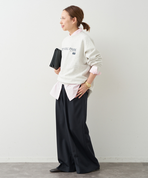 Deuxieme Classe（ドゥーズィエムクラス）の「ワイヤーウォッシュシャツ（シャツ/ブラウス・レディース・ホワイト/モスグリーン/ピンク系その他・FREE）」の6枚目の写真