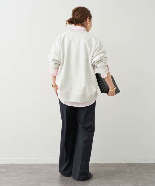 Deuxieme Classe（ドゥーズィエムクラス）の「ワイヤーウォッシュシャツ（シャツ/ブラウス・レディース・ホワイト/モスグリーン/ピンク系その他・FREE）」の7枚目の写真