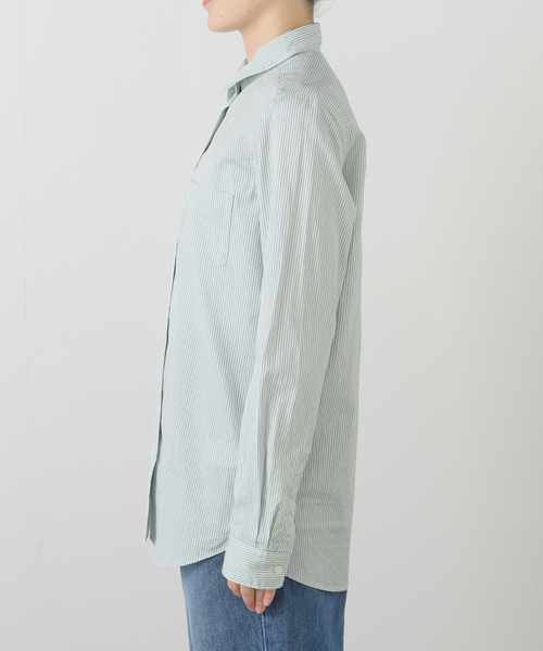 Deuxieme Classe（ドゥーズィエムクラス）の「ワイヤーウォッシュシャツ（シャツ/ブラウス・レディース・ホワイト/モスグリーン/ピンク系その他・FREE）」の9枚目の写真