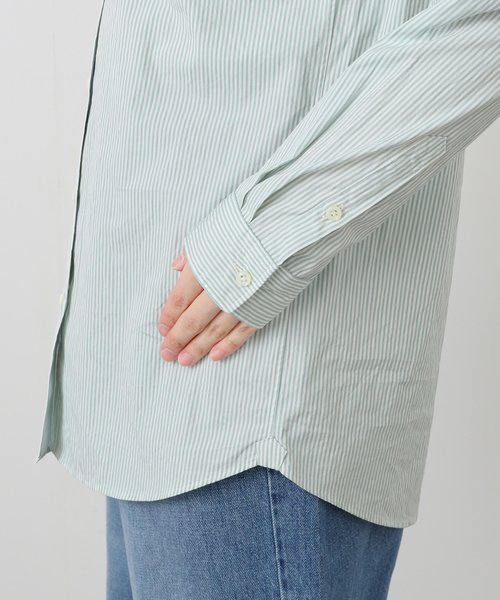 Deuxieme Classe（ドゥーズィエムクラス）の「ワイヤーウォッシュシャツ（シャツ/ブラウス・レディース・ホワイト/モスグリーン/ピンク系その他・FREE）」の12枚目の写真