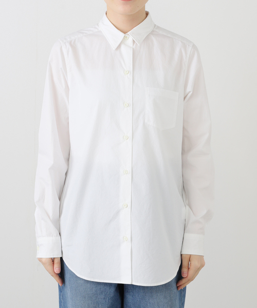 Deuxieme Classe（ドゥーズィエムクラス）の「ワイヤーウォッシュシャツ（シャツ/ブラウス・レディース・ホワイト/モスグリーン/ピンク系その他・FREE）」の17枚目の写真