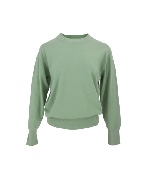 VASCARA（バスカラ）の「Double Point Round Neck Knitwear (5colors)（ニット/セーター・レディース・ブラック/カーキ/ライトピンク/クリーム/ライトイエロー・FREE）」の8枚目の写真