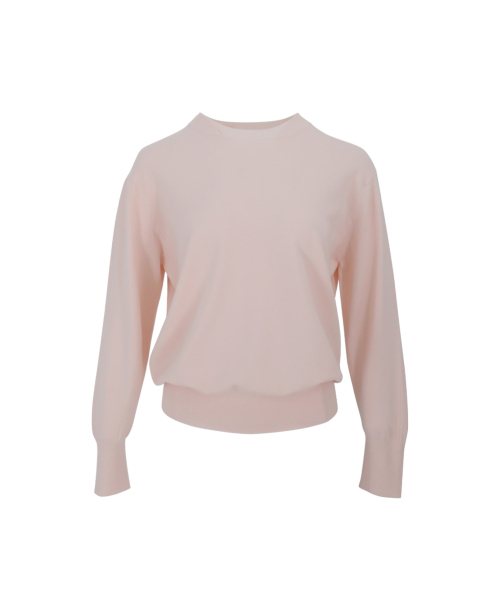 VASCARA（バスカラ）の「Double Point Round Neck Knitwear (5colors)（ニット/セーター・レディース・ブラック/カーキ/ライトピンク/クリーム/ライトイエロー・FREE）」の11枚目の写真