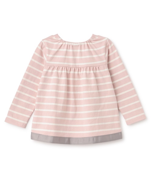 petit main(プティマイン)の「お洋服モチーフ長袖Tシャツ(Tシャツ/カットソー・キッズ・ネイビー/イエロー/オフホワイト/ライトピンク・110cm/90cm/80cm/100cm/120cm/130cm)」の15枚目の写真