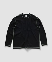 GOOD PEOPLE GOOD STITCHING GOOD PRODUCT for ESTNATION / カラーステッチ ロングスリーブカットソー