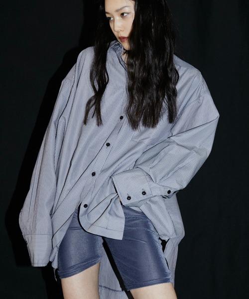 VION(ヴィオン)の「シアーベロアバイカーショーツ / Sheer Velour Biker Shorts(その他パンツ・レディース・ブラック/イエロー/ブルー・FREE)」の1枚目の写真