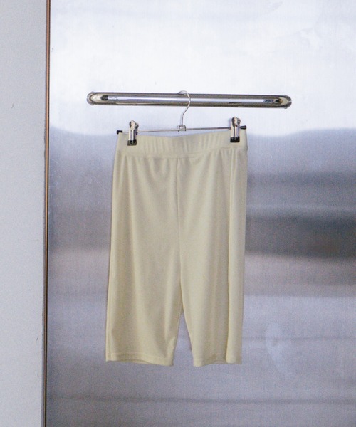 VION(ヴィオン)の「シアーベロアバイカーショーツ / Sheer Velour Biker Shorts(その他パンツ・レディース・ブラック/イエロー/ブルー・FREE)」の18枚目の写真