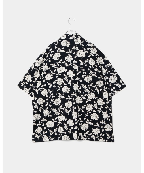 APPLEBUM(アップルバム)の「Chirimen Knit Aloha Shirt (Oversized)(シャツ/ブラウス・メンズ・ブラック・MEDIUM/LARGE/X-LARGE)」の7枚目の写真