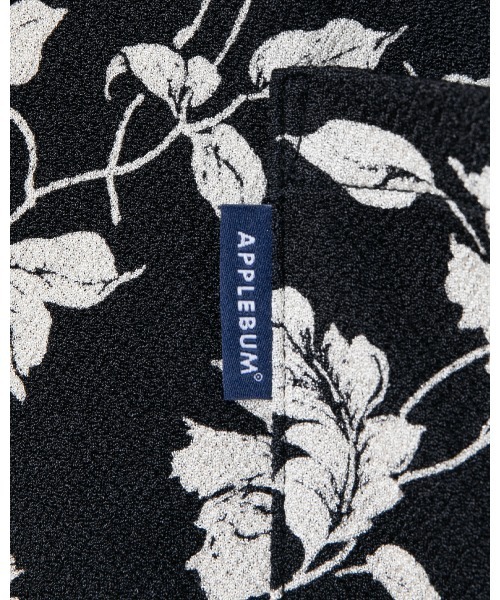 APPLEBUM(アップルバム)の「Chirimen Knit Aloha Shirt (Oversized)(シャツ/ブラウス・メンズ・ブラック・MEDIUM/LARGE/X-LARGE)」の9枚目の写真