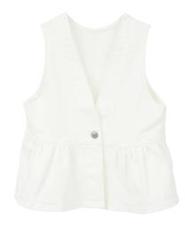 【something/サムシング】PEPLUM 2way BUSTIER