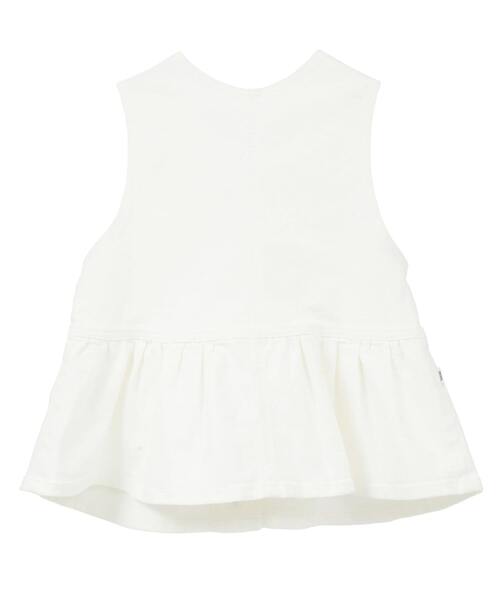 LOGEMENT DE CLAIRE(ロジュモンドクレール)の「【something/サムシング】PEPLUM 2way BUSTIER(ベスト・レディース・ホワイト・FREE)」の2枚目の写真
