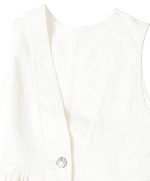 LOGEMENT DE CLAIRE(ロジュモンドクレール)の「【something/サムシング】PEPLUM 2way BUSTIER(ベスト・レディース・ホワイト・FREE)」の3枚目の写真