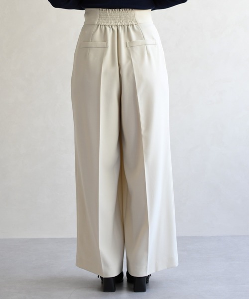 31 Sons de mode（トランテアン　ソン　ドゥ　モード）の「2026春夏新作 センタープレスセミワイドパンツ（その他パンツ・レディース・ベージュ/ネイビー/ラベンダー・S/M）」の20枚目の写真