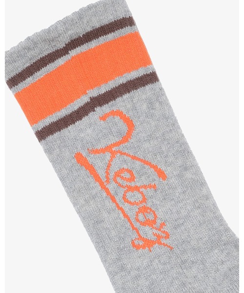 KEBOZ(ケボズ)の「ICON LINE SOCKS(ソックス/靴下・メンズ・ブラック/ライトイエロー/ネイビー/アッシュグレー/ホワイト・FREE)」の17枚目の写真