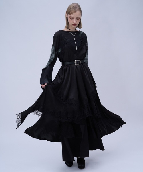 HARE（ハレ）の「イレヘムレイヤーキャミワンピース(HARE)（ワンピース・レディース・ブラック/チェック/ブルー・FREE）」の20枚目の写真