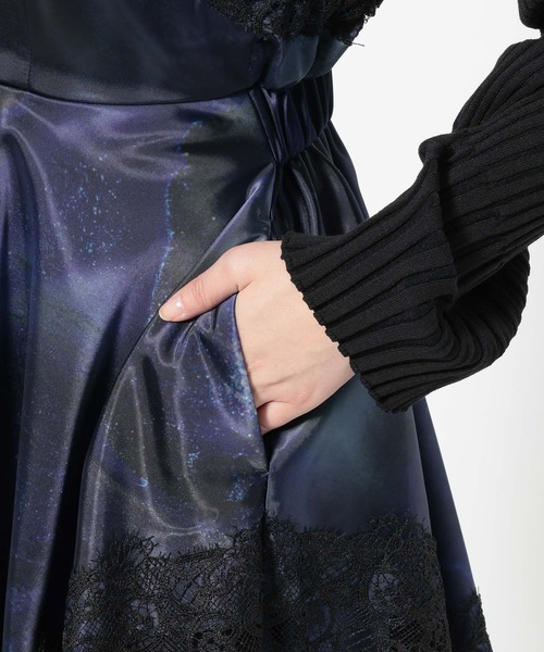 HARE（ハレ）の「イレヘムレイヤーキャミワンピース(HARE)（ワンピース・レディース・ブラック/チェック/ブルー・FREE）」の11枚目の写真