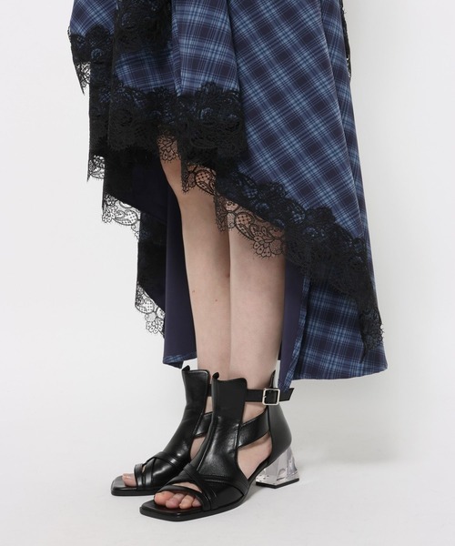 HARE(ハレ)の「イレヘムレイヤーキャミワンピース(HARE)(ワンピース・レディース・ブラック/チェック/ブルー/ネイビー/ブラック系その他・FREE)」の21枚目の写真