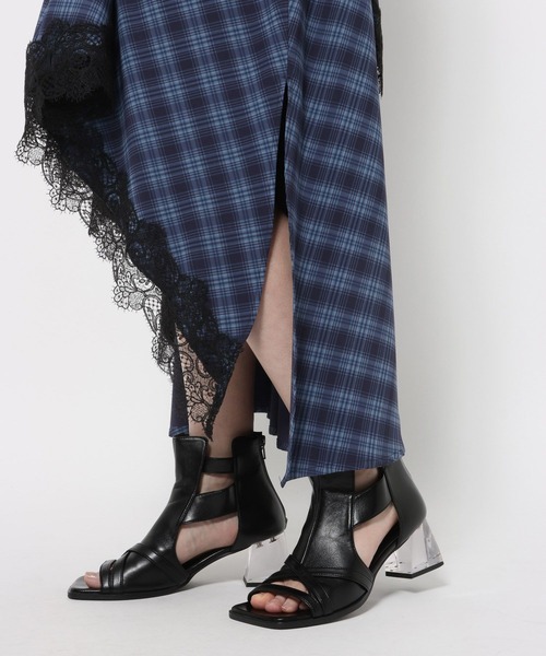 HARE(ハレ)の「イレヘムレイヤーキャミワンピース(HARE)(ワンピース・レディース・ブラック/チェック/ブルー/ネイビー/ブラック系その他・FREE)」の22枚目の写真