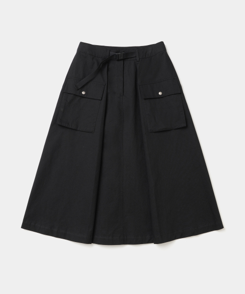 belted cargo skirt(womens) black
