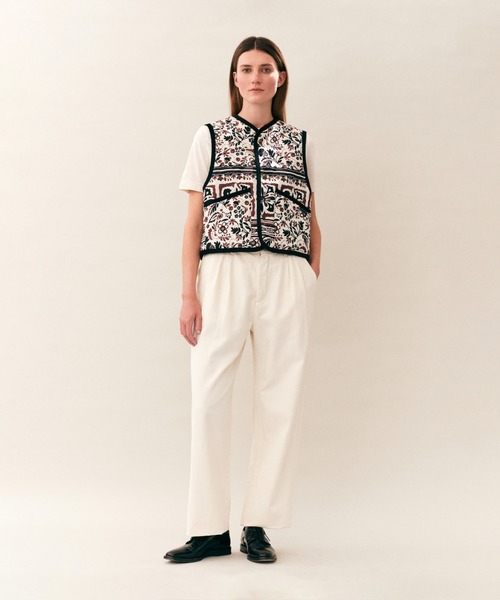 LAVENHAM（ラベンハム）の「Jacquard Cropped Thornham Womens / ジャカード クロップド ソーンハム ウィメンズ（ベスト・レディース・その他・8/6/10/12）」の2枚目の写真