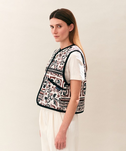 LAVENHAM（ラベンハム）の「Jacquard Cropped Thornham Womens / ジャカード クロップド ソーンハム ウィメンズ（ベスト・レディース・その他・8/6/10/12）」の5枚目の写真