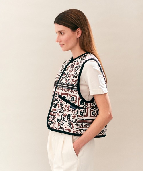 LAVENHAM（ラベンハム）の「Jacquard Cropped Thornham Womens / ジャカード クロップド ソーンハム ウィメンズ（ベスト・レディース・その他・8/6/10/12）」の6枚目の写真