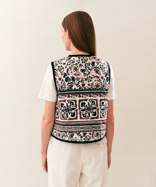 LAVENHAM（ラベンハム）の「Jacquard Cropped Thornham Womens / ジャカード クロップド ソーンハム ウィメンズ（ベスト・レディース・その他・8/6/10/12）」の7枚目の写真