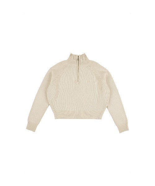 Half Zip Knit Top/ハーフジップニット（ニット/セーター）｜ALEXIA