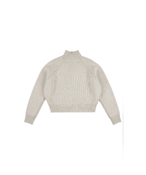 ALEXIA STAM(アリシアスタン)の「Half Zip Knit Top/ハーフジップニット(ニット/セーター・レディース・グレー/ネイビー/ベージュ・FREE)」の22枚目の写真