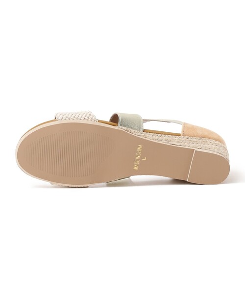 BEAMS HEART(ビームスハート)の「クロスベルト ジュート サンダル(サンダル・レディース・オリーブ/ベージュ/ロイヤルブルー・SMALL/MEDIUM/LARGE)」の6枚目の写真