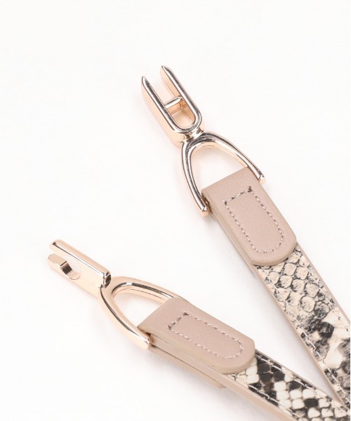 Right-on(ライトオン)の「◆HONEYSUCKLE ROSE(ハニーサックルローズ)【レディース】ビットベルト(ベルト・レディース・ブラック/ライトベージュ/ブラウン・フリー)」の4枚目の写真