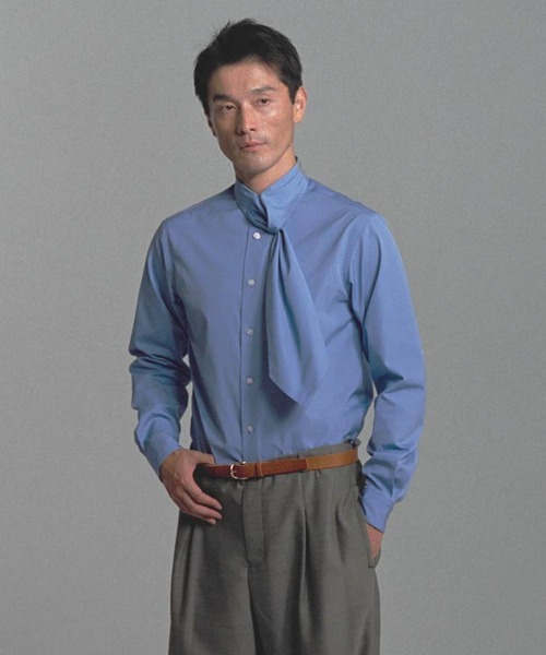SOSHIOTSUKI/ソウシオオツキ】ASCOT TIE COLLAR SHIRT（シャツ