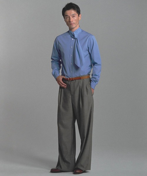 SOSHIOTSUKI/ソウシオオツキ】ASCOT TIE COLLAR SHIRT（シャツ