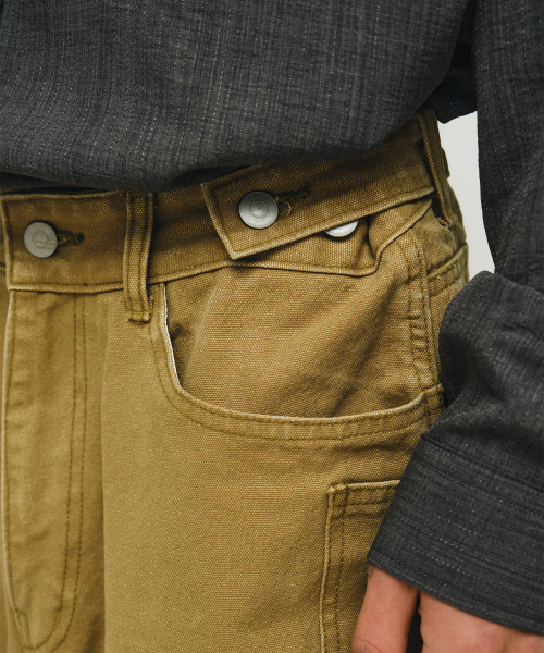 ENDOOR(エンドア)の「Washed Utility Bermuda Pants (beige)(その他パンツ・メンズ・その他・1/2/3)」の6枚目の写真