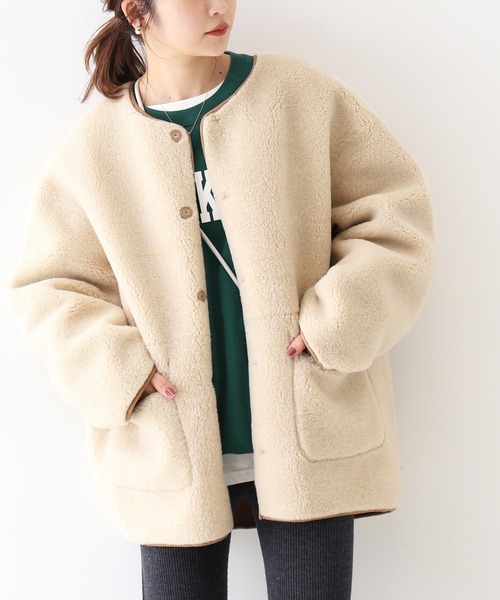 ブランド古着】SLOBE IENA｜スローブイエナのノーカラーコート古着通販