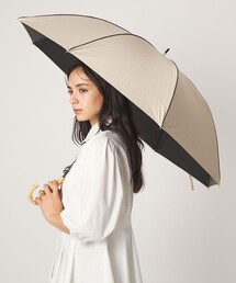 because | 【別注】<because>パイピング アンブレラ 長傘 晴雨兼用 レイン UVカット(長傘)